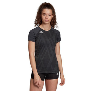 adidas 阿迪达斯 Quickset Jersey 女子运动T恤 DP4357 黑色 XL