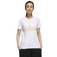 adidas 阿迪达斯 MH SHINY BOS T 女子运动T恤 GK8720 白色 S