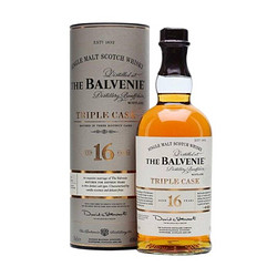 THE BALVENIE 百富 苏格兰百富（The Balvenie） 百富16年三桶单一麦芽威士忌   海外版 700ml