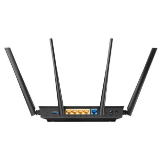 ASUS 华硕 RT-AC2200 双频2200M 家用千兆无线路由器 WI-FI 5(802.11ac)黑色