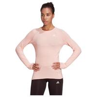 adidas 阿迪达斯 ADI RUNNER LS W 女子运动T恤 GC9915 朦胧珊瑚粉 XL