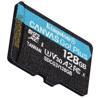 Kingston 金士顿 SDCG3 Micro-SD存储卡 128GB（UHS-I、V30、U3、A2）+MLPM读卡器