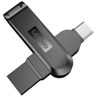 Lenovo 联想 X3C USB 3.1 U盘 黑色 64GB USB/Type-C双口