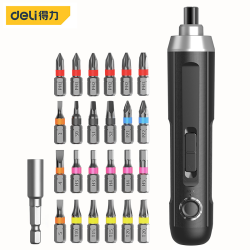 deli 得力 DL667001A 电动螺丝刀套装 3.6V