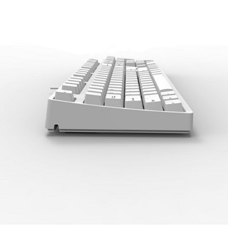 GANSS 迦斯 GS104C 104键 有线机械键盘 白色 Cherry青轴 无光