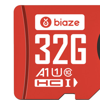 Biaze 毕亚兹 Micro-SD存储卡 32GB（UHS-I、U1、A1）