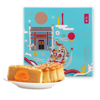 一品粤 广式月饼蛋黄莲蓉 4饼 共432g
