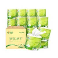 88VIP:心相印 茶语丝享系列 卷纸 4层140克27卷