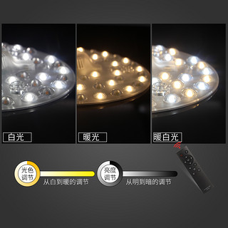 led吸顶灯灯板灯芯改造灯条灯盘圆形节能灯珠灯泡模组贴片家用（其它、其它、圆形12W买1送1）