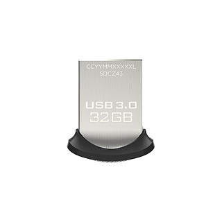 SanDisk 闪迪 CZ43 USB 3.0 闪存U盘 黑色 32GB USB