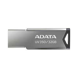 ADATA 威刚 UV350 USB 3.2 U盘 银灰色 32GB USB