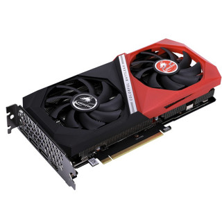 COLORFUL 七彩虹 战斧 GeForce RTX 3060 DUO 12G L 显卡 12GB 黑红色