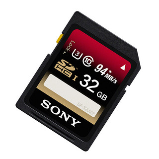 SONY 索尼 SF-32UX2 SD存储卡 32GB (UHS-3、V10、U3)