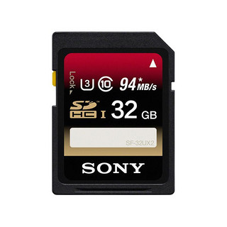 SONY 索尼 SF-32UX2 SD存储卡 32GB (UHS-3、V10、U3)