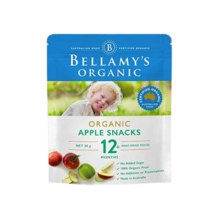 BELLAMY'S 贝拉米 有机水果干 澳版 苹果味 20g*2袋+梨苹果味 20g*2袋