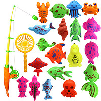 菲利捷 磁性钓鱼玩具  22件套