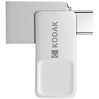 Kodak 柯达 触动系列 K223C USB 3.1 U盘 银色 128GB Type-C
