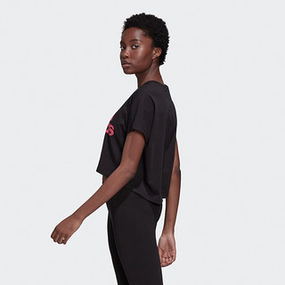 adidas 阿迪达斯 W SID Graph II 女子运动T恤 ED6177 黑色 XL