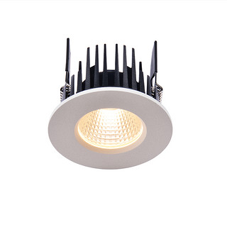 GELED记忆点时尚LED筒灯7W暗装嵌入式ip65浴室卫生间防水防雾防尘（IP65筒灯_白色_标准版_4K）