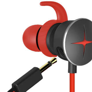 玲魅 V7 入耳式有线耳机 红色 3.5mm