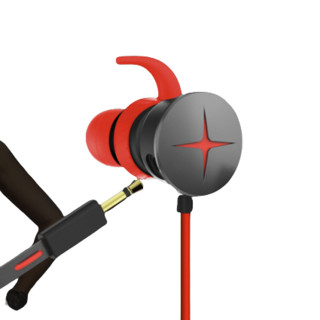 玲魅 V7 入耳式有线耳机 红色 3.5mm