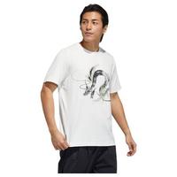 adidas 阿迪达斯 WJ T GFX 男子运动T恤 GP0917 亮白 L