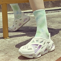 PEAK 匹克 态极洞洞鞋女夏季凉鞋拖鞋透气软弹舒适沙滩休闲运动凉拖E13302L