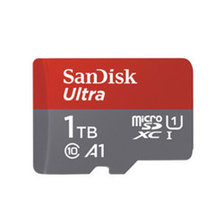 SanDisk 闪迪 至尊高速系列 SDSQUA4-1T00-ZN3MN Micro-SD存储卡 1TB（UHS-I、U1、A1）