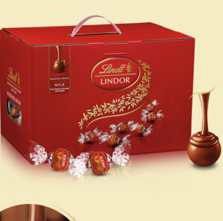 Lindt 瑞士莲 LINDOR软心 牛奶巧克力 2.4kg 婚庆装