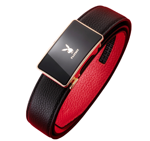 PLAYBOY 花花公子 男士牛皮自动扣腰带 PDF0239-0B