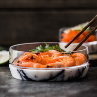 IF获奖 土耳其Nude水晶碗透明玻璃沙拉碗甜品碗 日式酒吧小吃碟子（冷却小吃碟600ml）