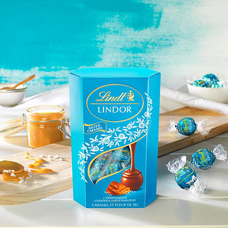 Lindt 瑞士莲 LINDOR软心 海盐焦糖巧克力