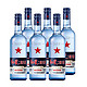 88VIP：红星 二锅头 蓝瓶 43度 清香型白酒 750ml*6瓶
