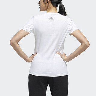 adidas 阿迪达斯   Foil t-shirt 女子运动T恤 DW5721 白色 XL