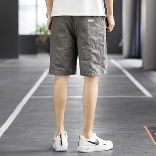 POUILLY LEGENDE 布衣传说 男士短裤 DK7707 灰色 L
