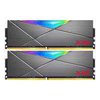 ADATA 威刚 XPG系列 龙耀 D50 DDR4 4133MHz RGB 台式机内存 钛灰 16GB 8GBx2