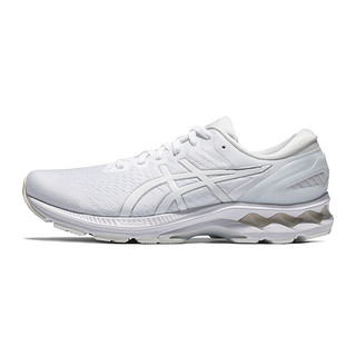 ASICS亚瑟士20秋轻量GEL-KAYANO 27稳定支撑男子跑步鞋（40.5、灰色（宽楦3））