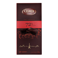 cemoi 赛梦 72%黑巧克力 100g