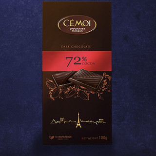 cemoi 赛梦 72%黑巧克力 100g