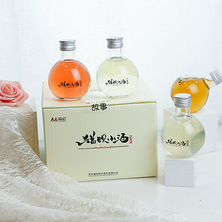 猫呗 四个故事 果酒组合装 3口味 190ml*4瓶（桃花酿190ml+桂花酒190ml+青梅酒190ml+荔枝酒190ml）