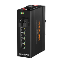 keepLINK KP-9000-65-2GX4GT-SC20A/B 5口千兆单模单纤光纤交换机