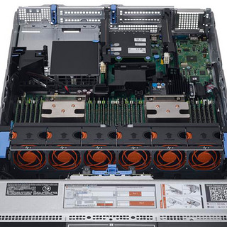 DELL 戴尔 R730 机架式 服务器 (1芯至强E5-2603 V4、六核、24个内存插槽、16GB、2个2TB SAS、四千兆网络接口、495W电源)