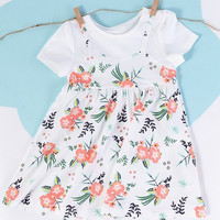 Bornbay 贝贝怡 女童假两件连衣裙