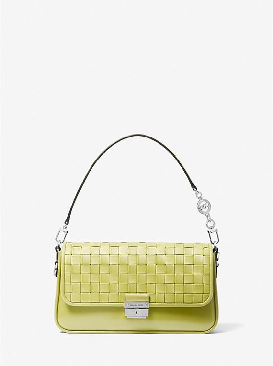 Bradshaw Small Woven Leather Shoulder Bag