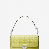 Bradshaw Small Woven Leather Shoulder Bag