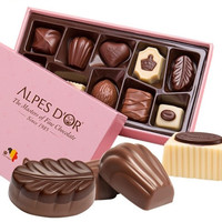 Alpes d'Or 爱普诗 108巧克力粉色礼盒 108g