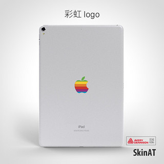 SkinAT iPad Air创意贴iPad Pro 11/12.9贴炫彩贴Mini5经典彩虹（iPad 通用款、孤独天鹅）