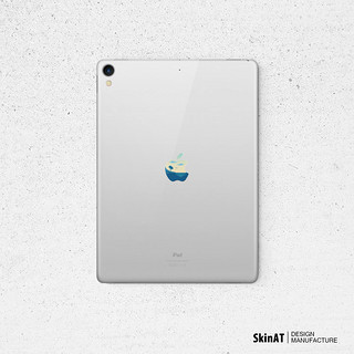 SkinAT iPad Air创意贴iPad Pro 11/12.9贴炫彩贴Mini5经典彩虹（iPad 通用款、森林晚霞）
