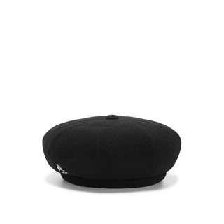 Kangol帽子圆顶优雅经典渔夫帽休闲男女同款贝雷帽（L（58-60cm）、黑色）