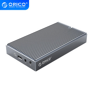 Orico/奥睿科雷速m.2固态硬盘盒多盘位usb3.0/Type-C双盘位NGFF/NVME移动磁盘盒2280/2242外接盒壳ssd读取器（深空灰双盘位）